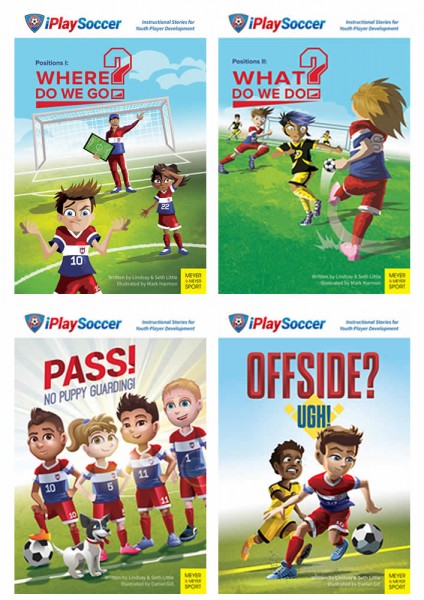 iPlaySoccer!  4x fully  illustrated children’s books
